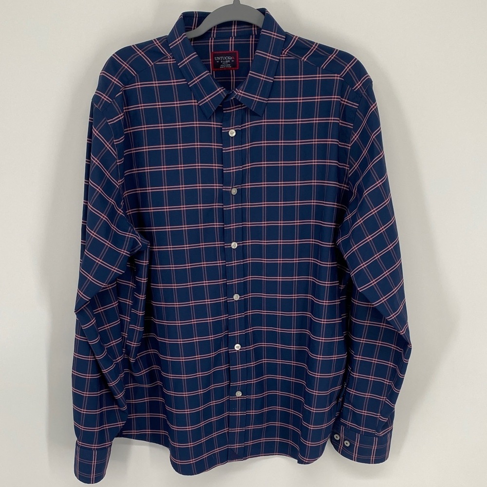 UNTUCKit Men’s Button Down Shirt Size XL Slim Fit